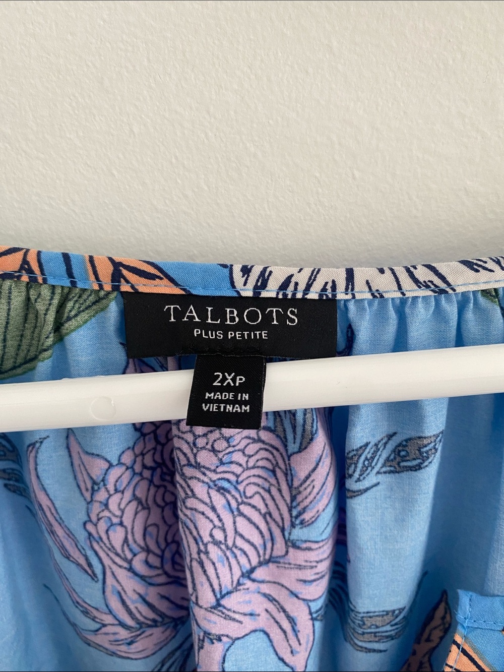Talbots Modern Poplin Puff Sleeve Joyful Floral Maxi Dress 2Xp (2024) - Picture 4 of 11